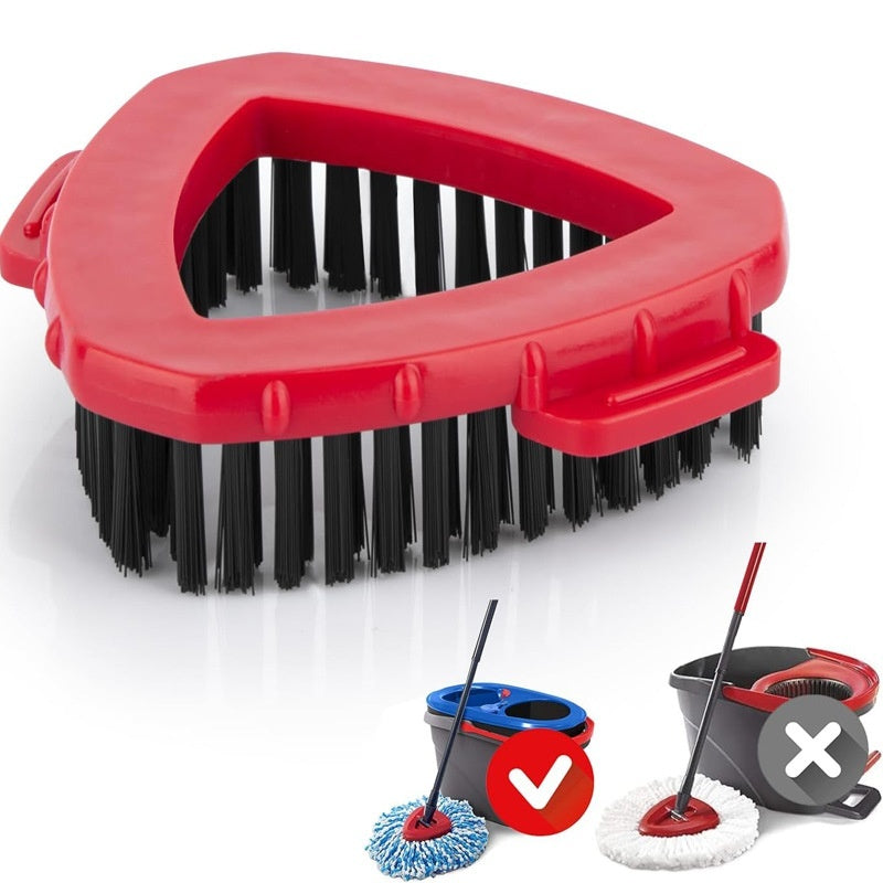 Durable Triangular Cleaning Brush Head – Efficient Scrubber for Corners & Tight Spaces
