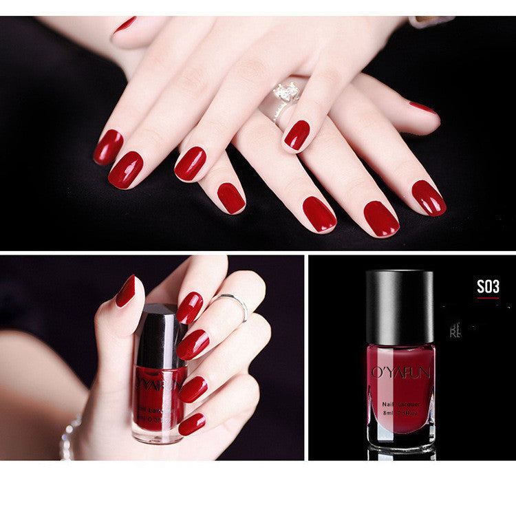 Quick-Dry Water-Based Nail Polish – Long-Lasting, Tear-Off, No UV Needed 03
