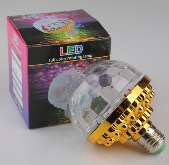 LED Rotating Disco Ball Light – Colorful RGB Party Lamp