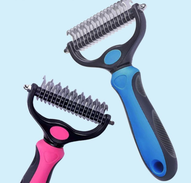 Pet Knot Remover Comb – Stainless Steel Grooming Tool for Cats & Dogs