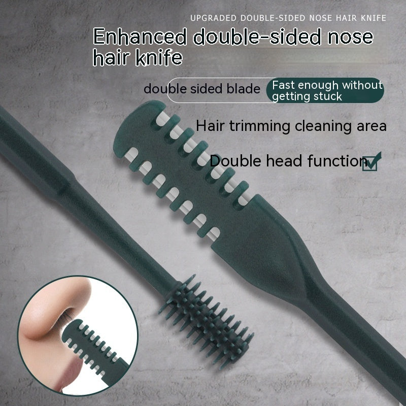 Double-Sided Nose Hair Shaver – Gentle, Portable & Precise for Men & Women