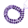 Natural Amethyst Crystal Beads – Semi-finished Stone Beads for Jewelry Making