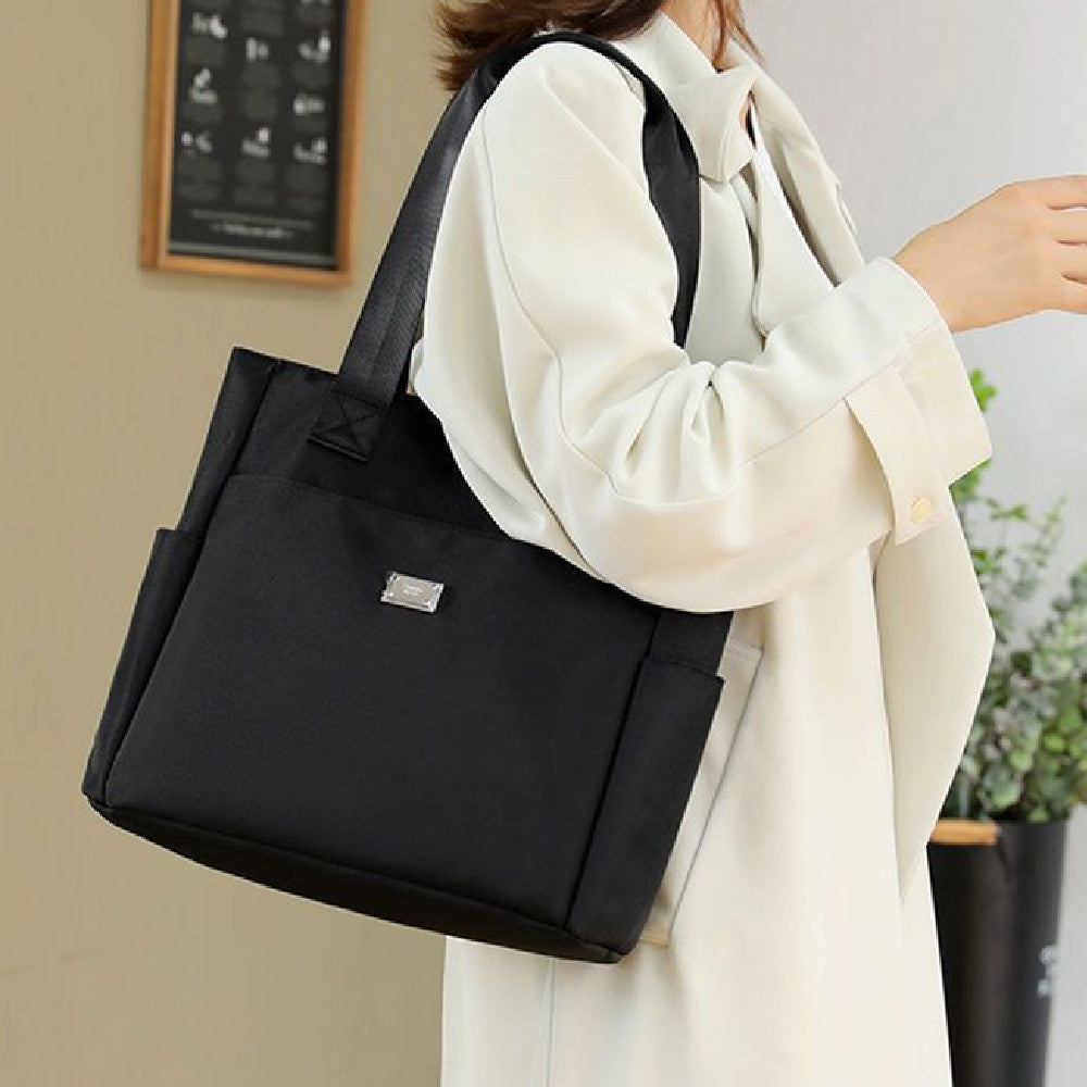 Women's Canvas Shoulder Bag – Versatile Large-Capacity Purse