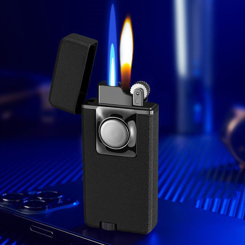 Creative Sand Wheel Metal Lighter – Refillable & Collectible