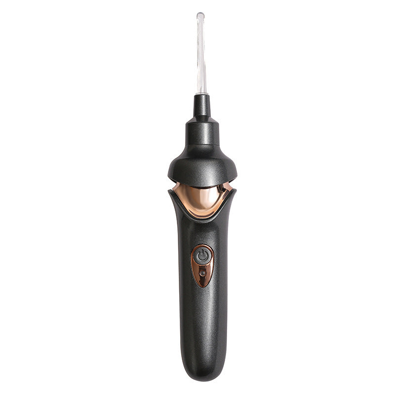 Portable Children’s Ear Cleaner – USB Rechargeable with LED Light Black