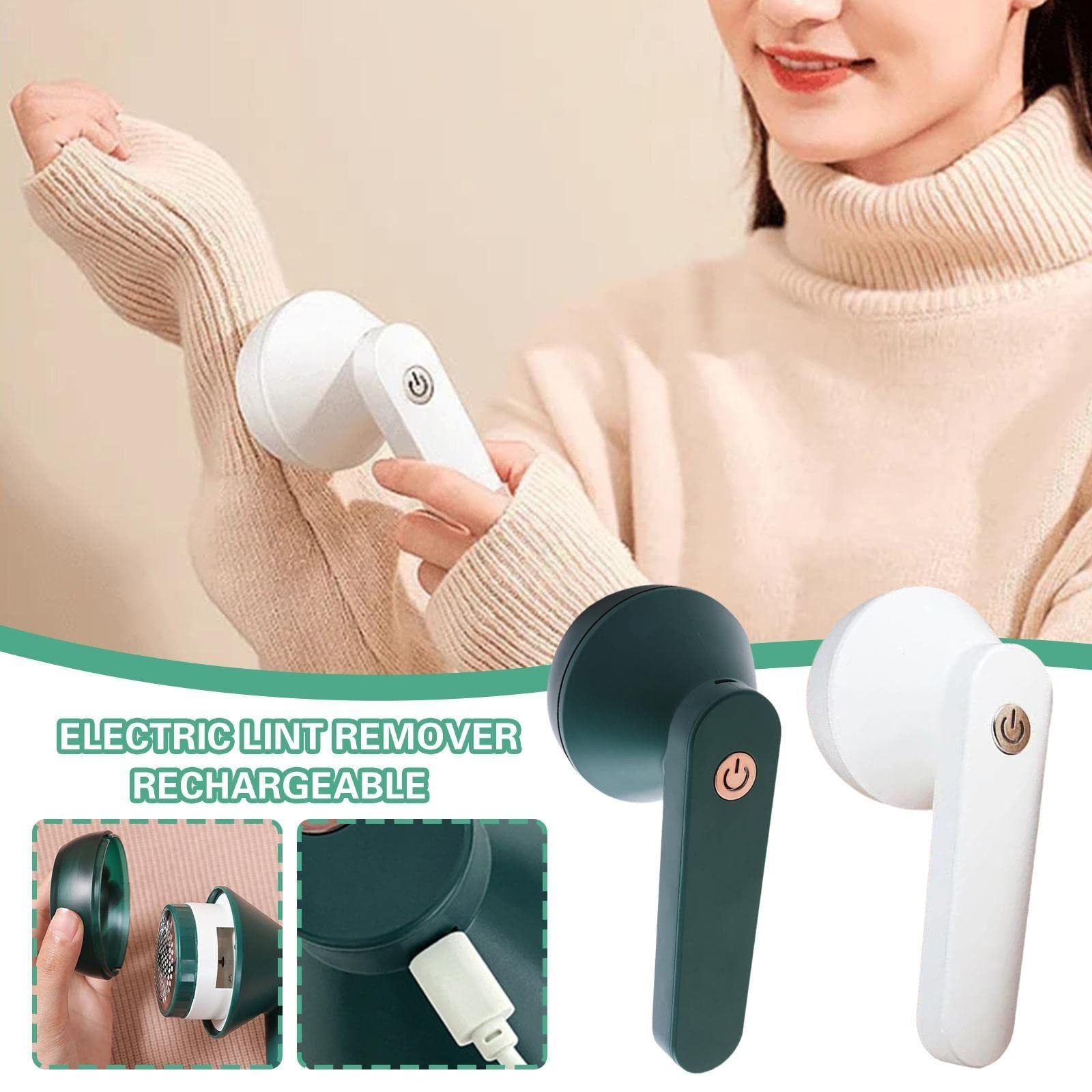 USB Rechargeable Electric Lint Remover – Keep Clothes Fluff-Free Anywhere