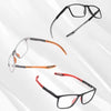 Unisex Anti-Blue Light Sports Glasses with Color Changing Lenses Black And Gray Frame Turn Tea