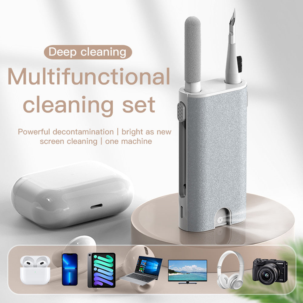 Portable Screen Cleaner Kit with Brush Pen – All-in-One Tool for Digital Device Maintenance