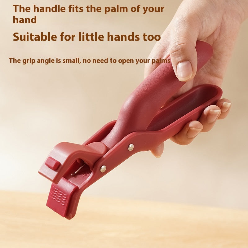Heat-Resistant Plate Clip – Secure Silicone Dish Holder Clamp