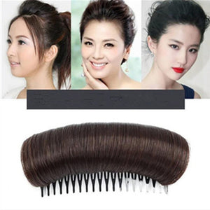 Invisible Wig Cushion Hair Comb – Natural Volume Boost for Women Dark brown