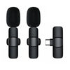 Wireless Clip-On Microphone with Noise Reduction | Ideal for Recording & Live Streaming Apple Interface