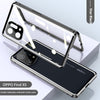 Magnetic Double-Sided Glass Phone Case – Full Body Shockproof Cover for OPPO Black