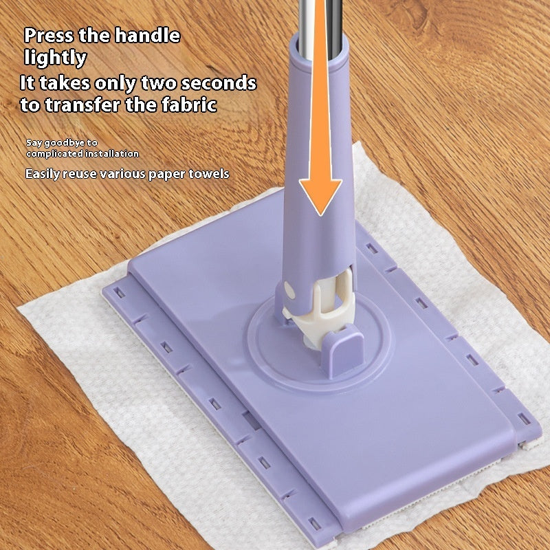Durable & Stylish Mop – Premium Cleaning in Violet & Pearl White