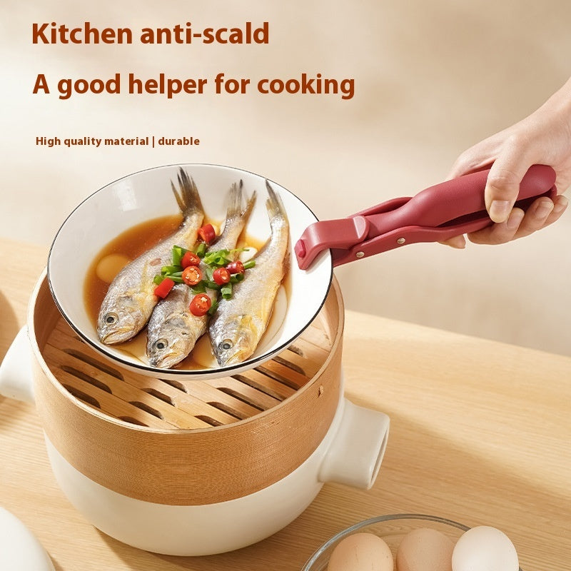Heat-Resistant Plate Clip – Secure Silicone Dish Holder Clamp