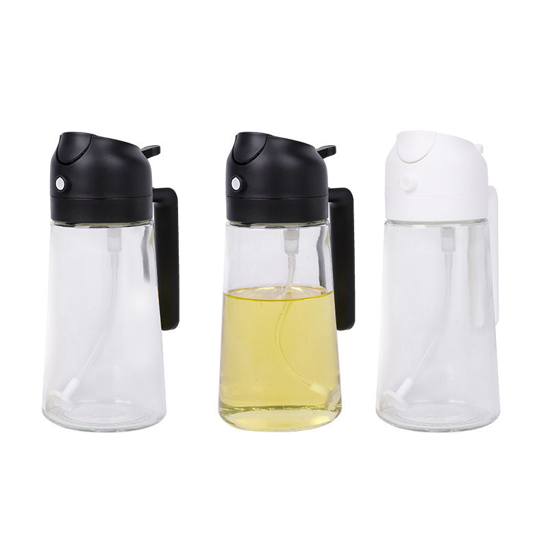 Multifunctional Oil Pot & Atomizer | Leakproof 470ml Cooking Dispenser