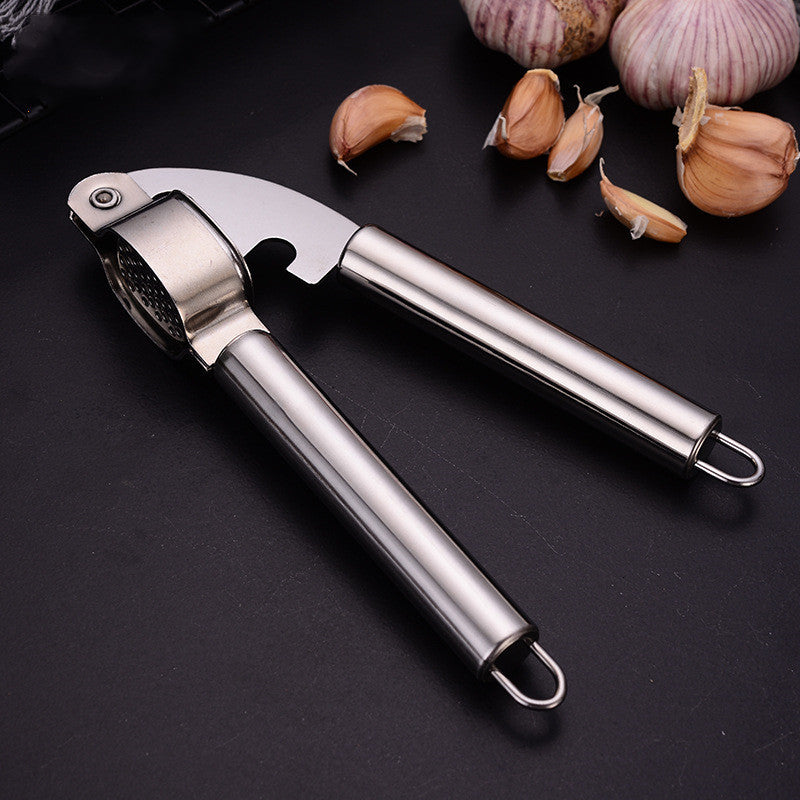 Stainless Steel Garlic Press – Durable Garlic Masher for Easy Cooking