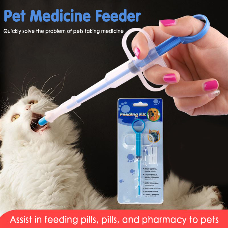 Pet Medicine Feeder Tool | Leakproof Pill & Liquid Dispenser for Pets